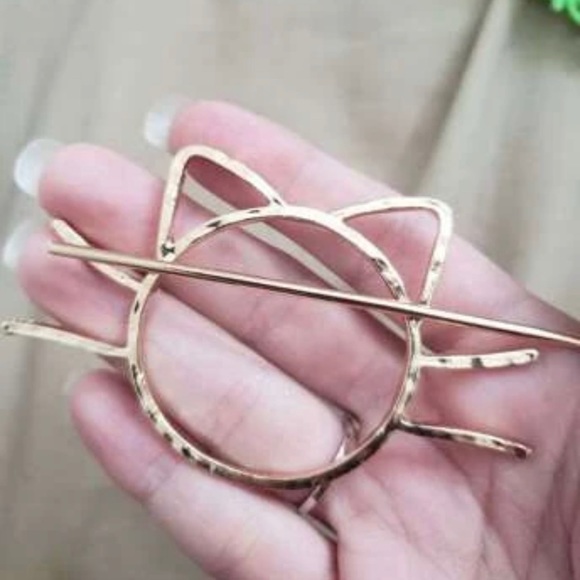 Cat Design Hair Clasp - Picture 2 of 8